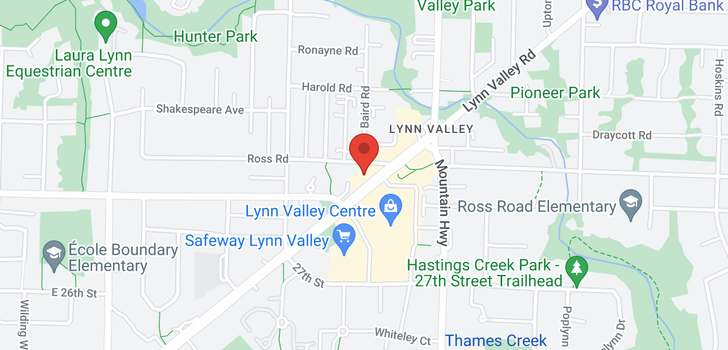 map of 308 2780 VALLEY CENTRE AVENUE